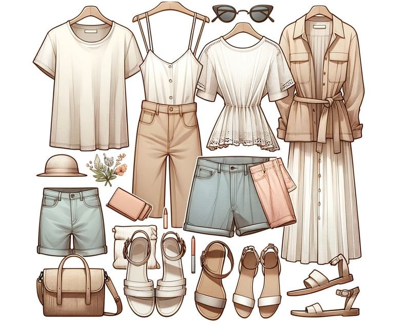 Creating A Basic And Stylish Summer Wardrobe